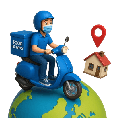 Food Delivery Illustration